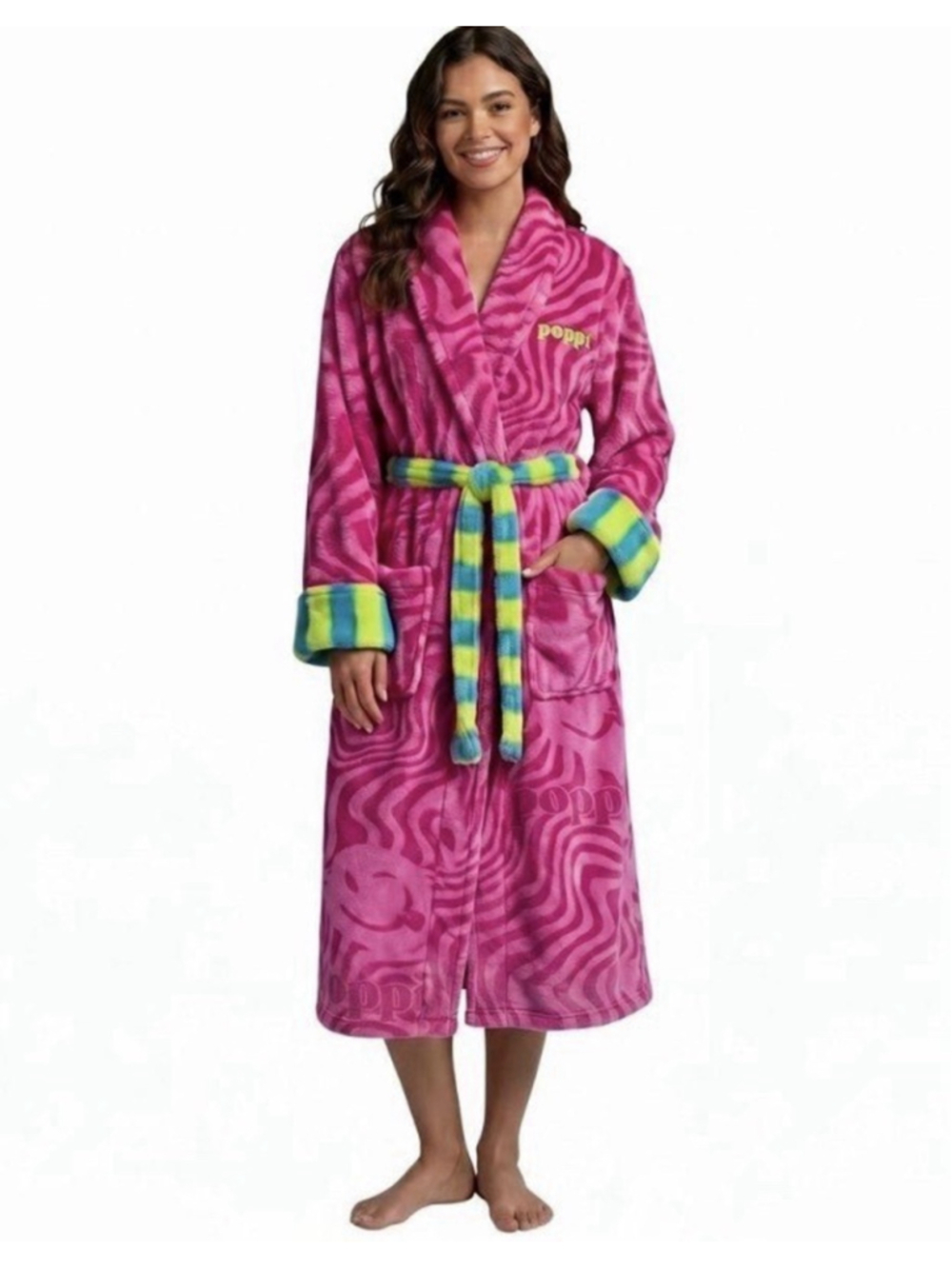 Poppi DormBath Robe Pink L/XL